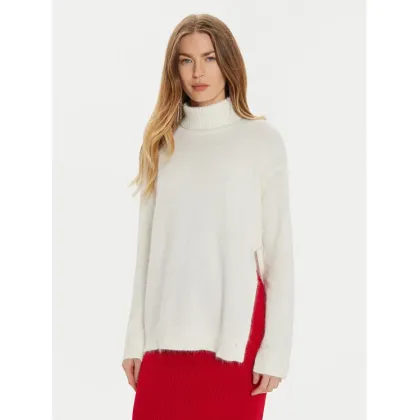 Zdjęcie TWINSET Golf 242TT3291 Biały Loose Fit