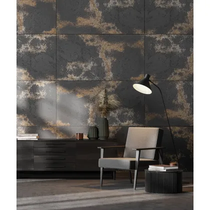 Zdjęcie 30x60 cm DS - (antracyt złote kruszywo) - płyta beton architektoniczny ultralekka