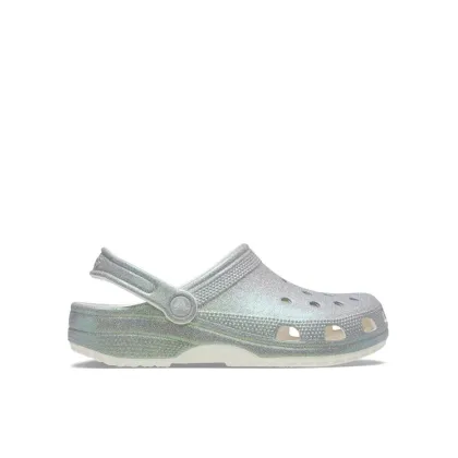 Zdjęcie Crocs Klapki Classic Iridescent Glitter Clog 211005 Srebrny