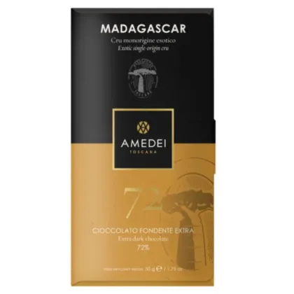 Zdjęcie Włoska ciemna czekolada CRU Madagascar Amedei, 50g