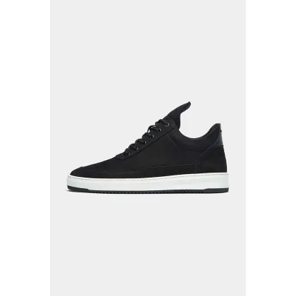 Zdjęcie Filling Pieces sneakersy zamszowe Low Top Base kolor czarny 10120591861
