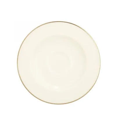 Zdjęcie Duży kremowy okrągły spodek w stylu klasycznym – Tettau