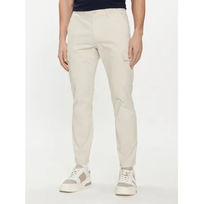 Zdjęcie Tommy Jeans Spodnie materiałowe Austin DM0DM18940 Beżowy Slim Fit