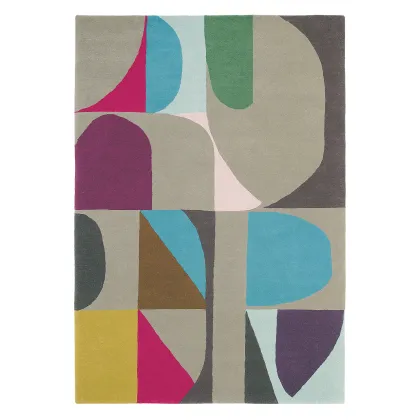 Picture Exclusive colorful geometric rug - ESTELLA HARMONY 88605