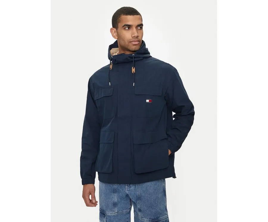 obrazek 1 Tommy Jeans Parka Utility DM0DM18905 Granatowy Regular Fit