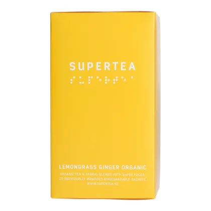 Zdjęcie Teministeriet - Supertea Lemongrass Ginger Organic - Herbata 20 Torebek TEMINISTERIET