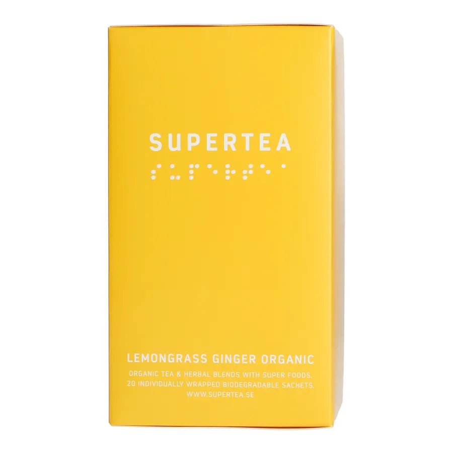 obrazek 1 Teministeriet - Supertea Lemongrass Ginger Organic - Herbata 20 Torebek TEMINISTERIET