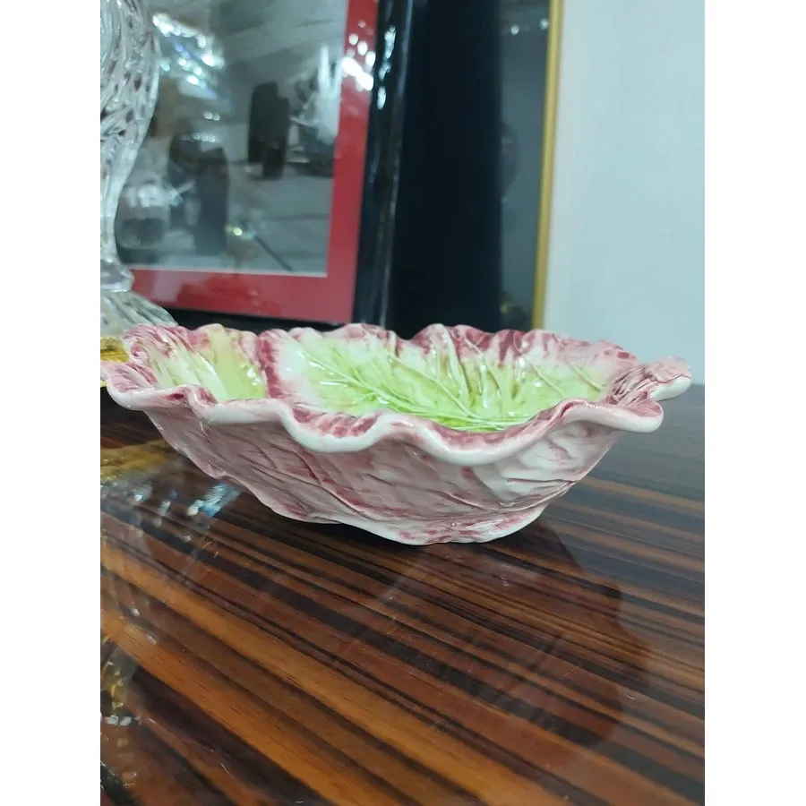 obrazek 6 Mała ceramiczna miska w formie liścia cykorii sałatowej - Le Ceramiche