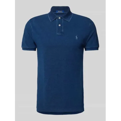 Zdjęcie Koszulka polo o kroju custom slim fit z wyhaftowanym logo