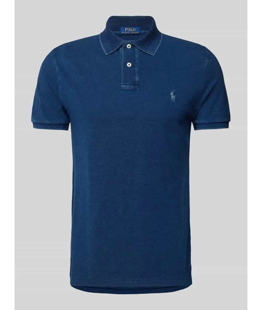 obrazek 1 Koszulka polo o kroju custom slim fit z wyhaftowanym logo