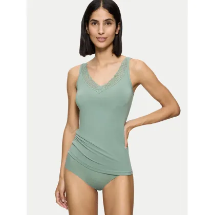 Zdjęcie Triumph Top Feel Of Modal 10221637 Zielony Slim Fit