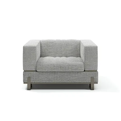 Zdjęcie Elegancki włoski fotel do salonu - styl modernistyczny