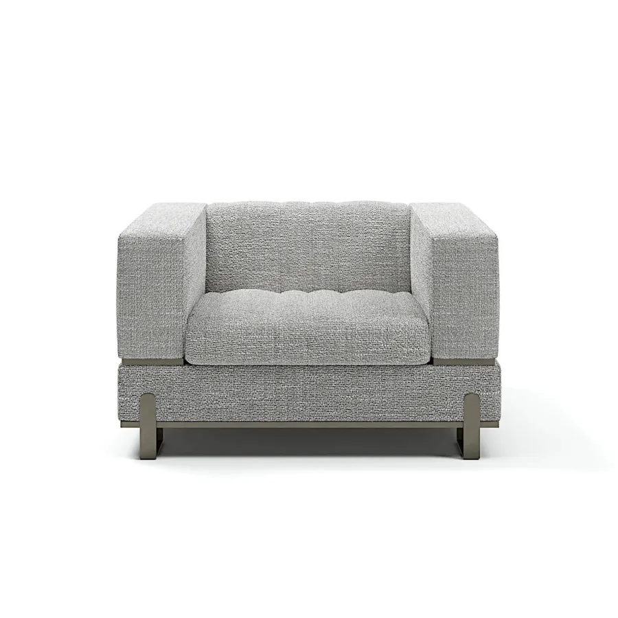 obrazek 1 Elegancki włoski fotel do salonu - styl modernistyczny