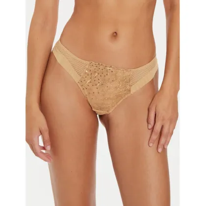 Zdjęcie Chantelle Stringi Fleurs Si C12Q90 Beżowy