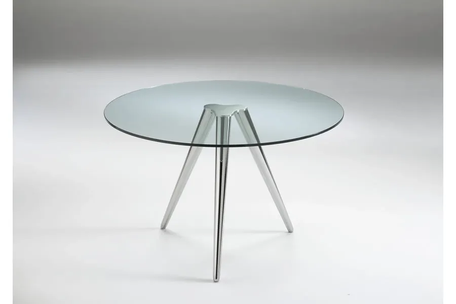 obrazek 4 Solidny, wysoki szklany stół - Tonelli Design