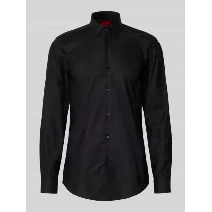 Zdjęcie Koszula biznesowa o kroju slim fit z kołnierzykiem typu kent