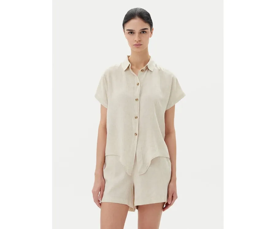 obrazek 1 Vero Moda Koszula Thea 10333794 Beżowy Loose Fit
