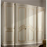 Picture Stylish baroque 4-door bedroom wardrobe