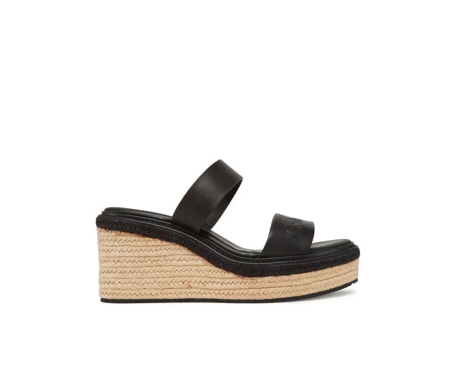 obrazek 1 Calvin Klein Espadryle Wedge Sandal 50 - He HW0HW02375 Czarny