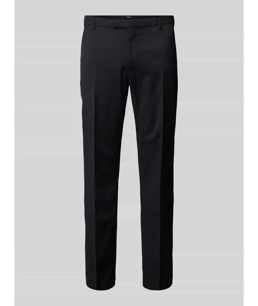 obrazek 1 Spodnie do garnituru o kroju slim fit w kant model ‘Brad’