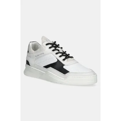 Zdjęcie Filling Pieces sneakersy skórzane Low Top Ghost Paneled męskie kolor biały 25298802024