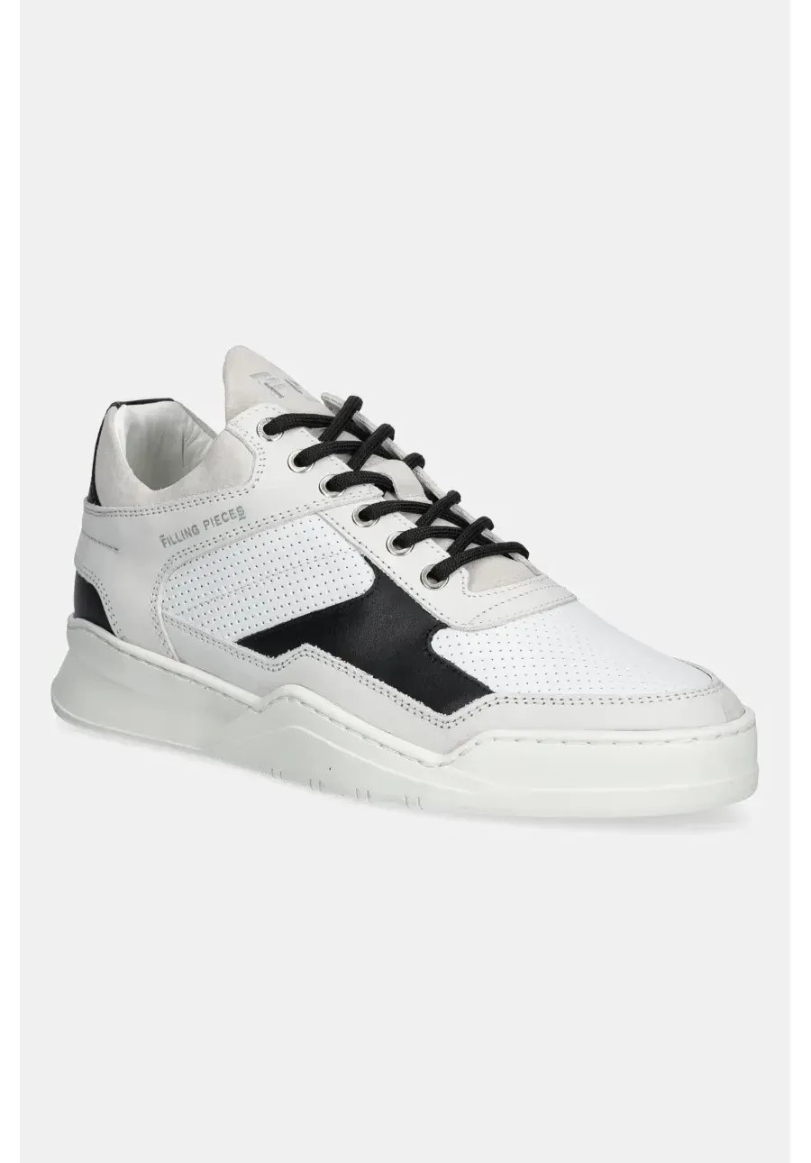obrazek 1 Filling Pieces sneakersy skórzane Low Top Ghost Paneled męskie kolor biały 25298802024