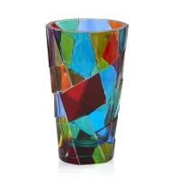 Picture Designer Crack vase made of Murano glass