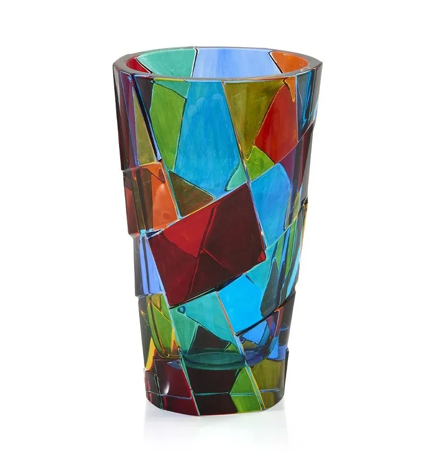 obrazek 1 Designerski wazon Crack ze szkła murano