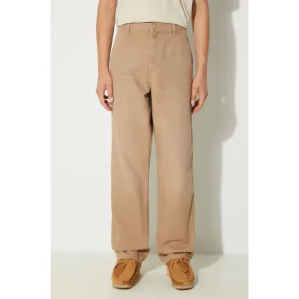 Zdjęcie Carhartt WIP spodnie bawełniane Simple Pant kolor beżowy dopasowane I031220.2FS3K