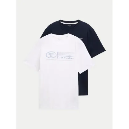 Zdjęcie Tom Tailor Komplet 2 t-shirtów 1047047 Kolorowy Regular Fit