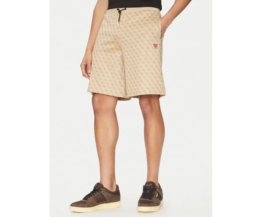 obrazek 1 Guess Szorty sportowe Z4YD03 FL04Q Beżowy Regular Fit