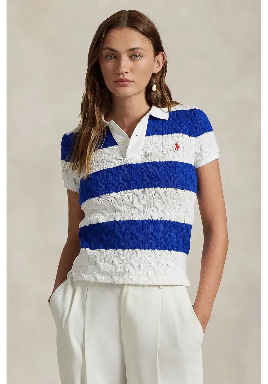 obrazek 1 Polo Ralph Lauren sweter bawełniany kolor biały 211943043