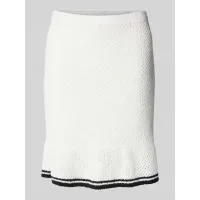 Zdjęcie Spódnica o długości do kolan z dzianiny z ażurowym wzorem