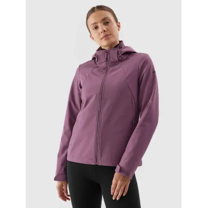 Zdjęcie 4F Kurtka softshell 4FAW23TSOFF152 Różowy Slim Fit