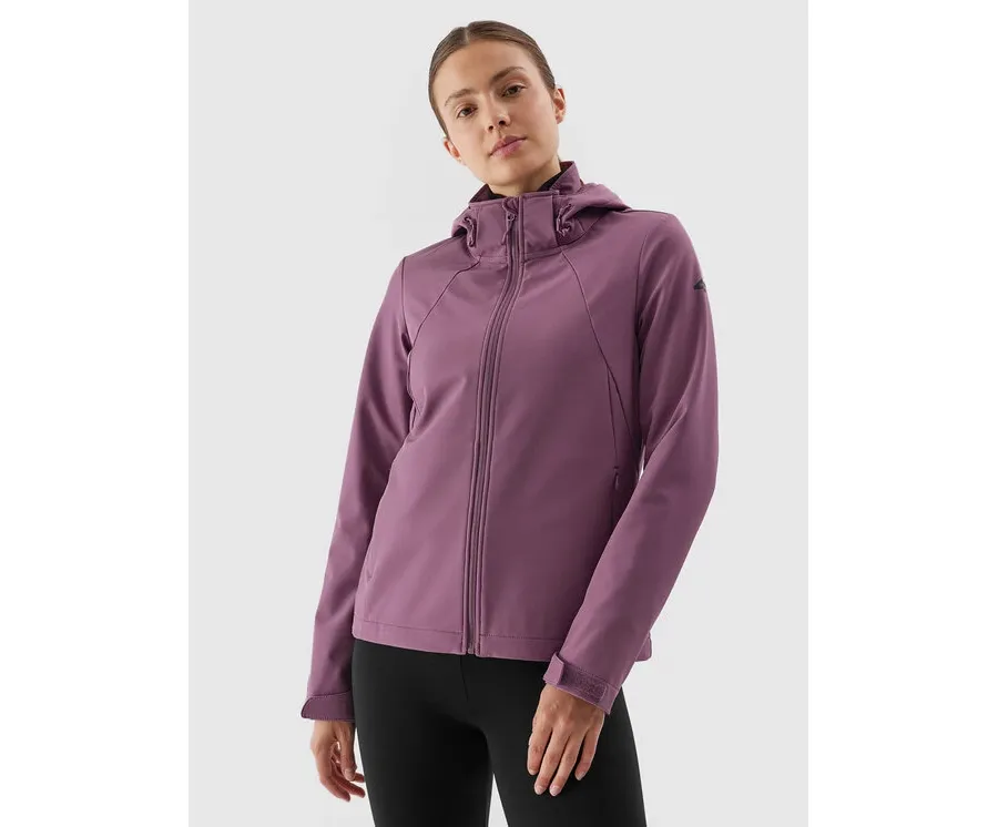 obrazek 1 4F Kurtka softshell 4FAW23TSOFF152 Różowy Slim Fit