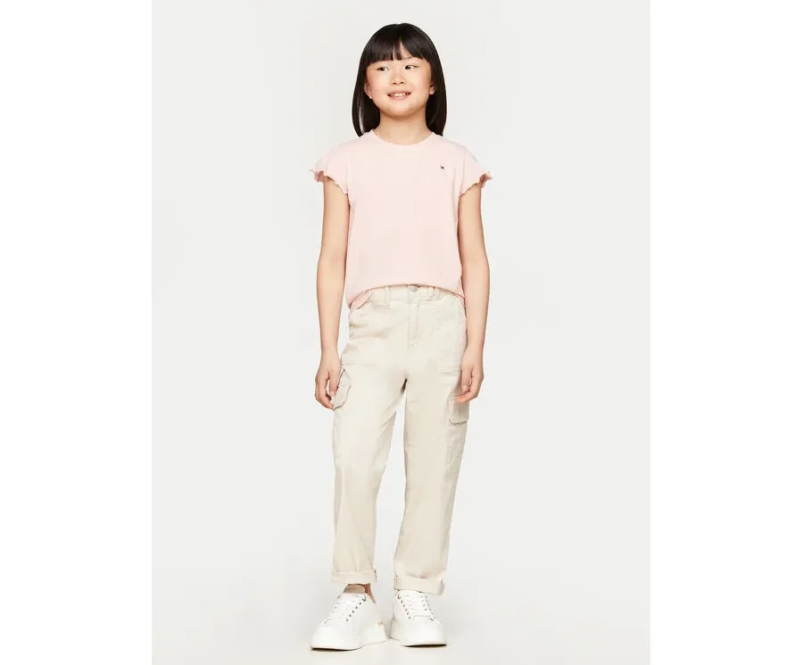 obrazek 1 Tommy Hilfiger T-Shirt Essential KG0KG07052 Różowy Regular Fit