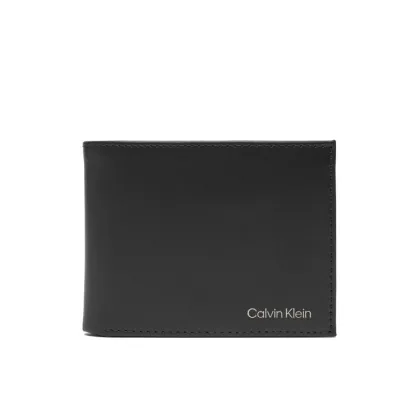 Zdjęcie Calvin Klein Portfel męski Ck Smooth Billfold W/ Coin Walle LV04D1105G Czarny