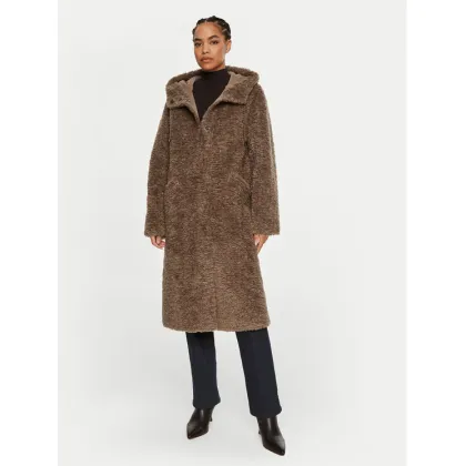 Zdjęcie Luisa Spagnoli Kożuch Serra 541290 Brązowy Oversize