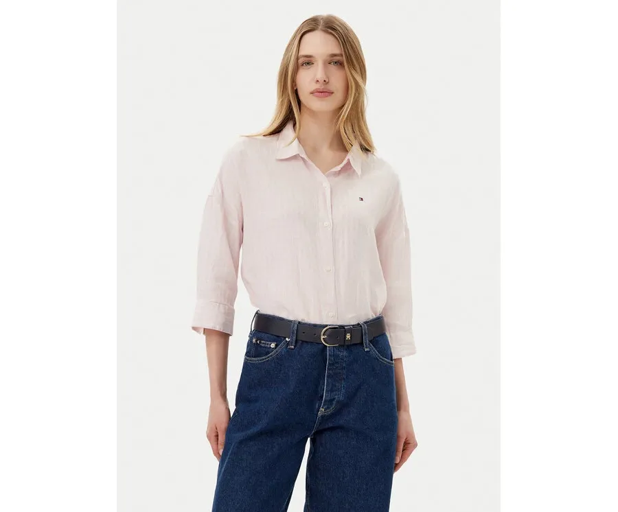 obrazek 1 Tommy Hilfiger Koszula WW0WW46169 Różowy Loose Fit