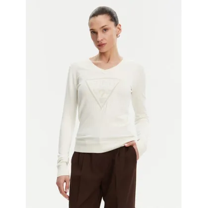 Zdjęcie Guess Sweter W5GR19 Z2NQ2 Écru Regular Fit