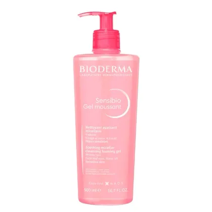 Zdjęcie Bioderma Sensibio Gel Moussant Łagodzący żel oczyszczający do twarzy 500 ml