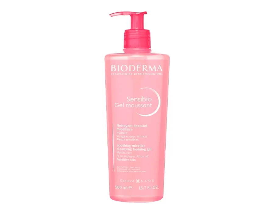 obrazek 1 Bioderma Sensibio Gel Moussant Łagodzący żel oczyszczający do twarzy 500 ml