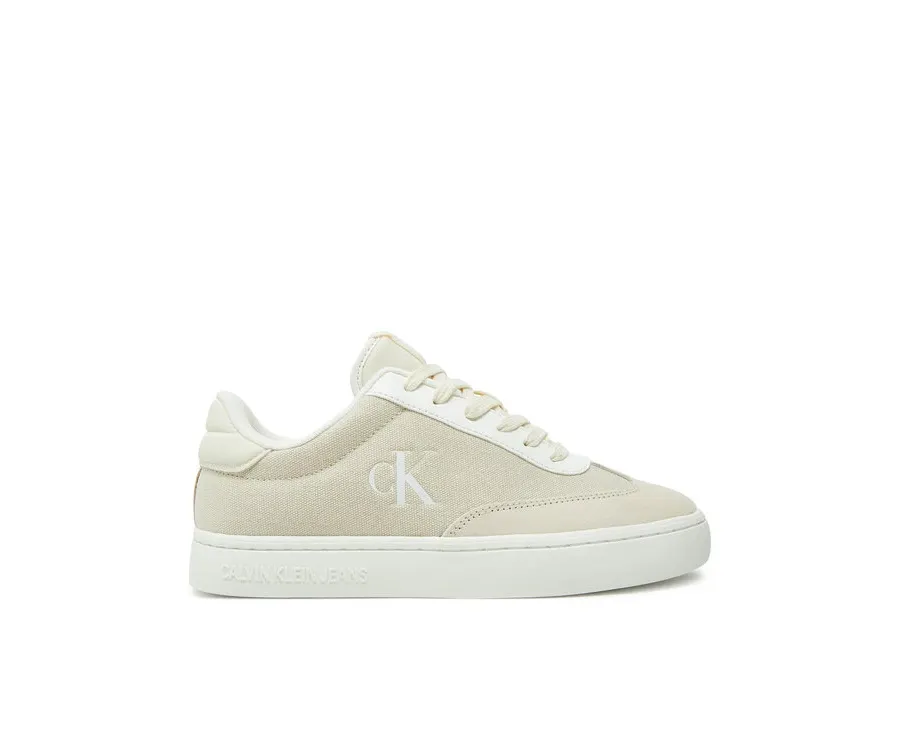 obrazek 1 Calvin Klein Jeans Sneakersy Classic Cupsole Low Mix Mg Wn YW0YW01636 Écru
