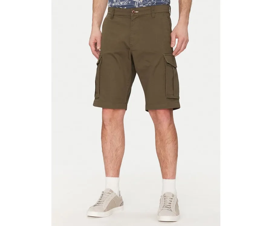 obrazek 1 Gant Szorty materiałowe 205069 Khaki Relaxed Fit