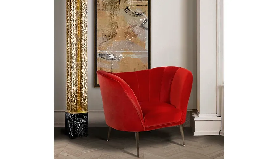 obrazek 4 Stylowy czerwony portugalski fotel