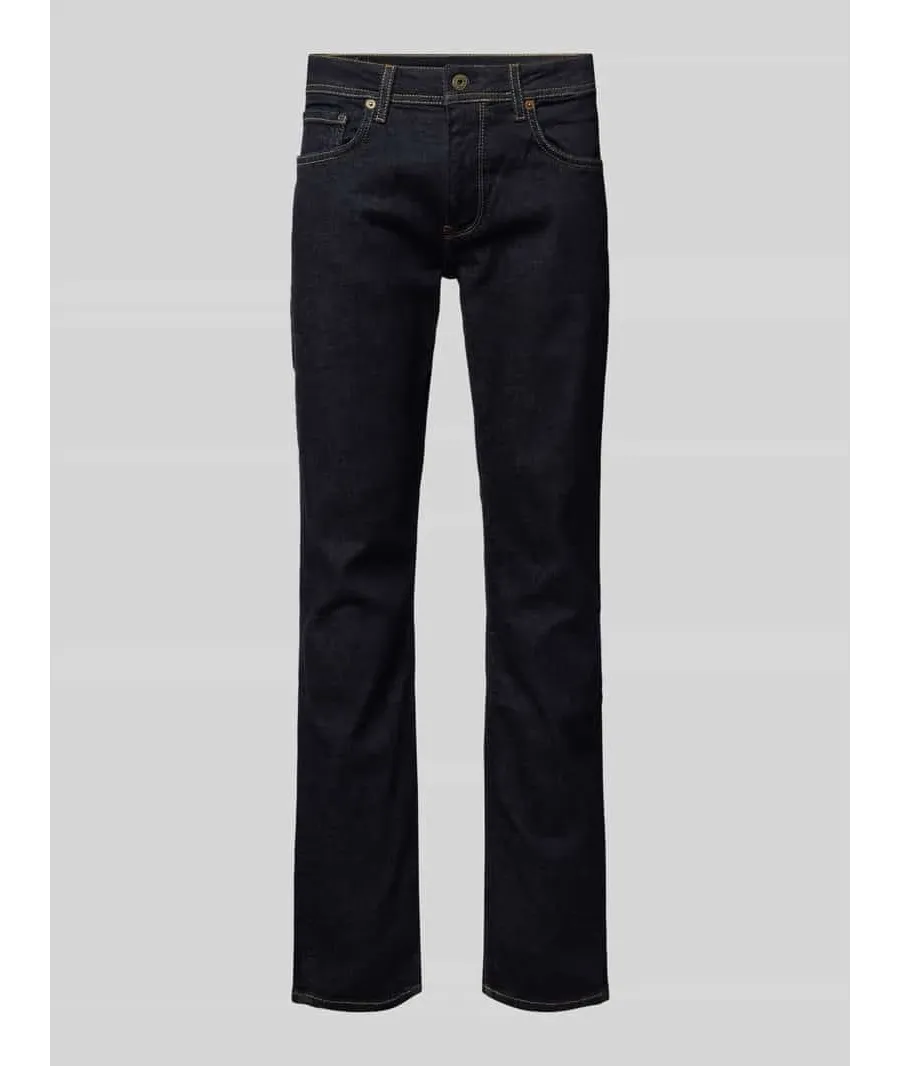 obrazek 1 Pepe Jeans Jeansy PM207393 Niebieski Straight Fit