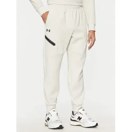 Zdjęcie Under Armour Spodnie dresowe UA Unstoppable 1386544 Écru Regular Fit