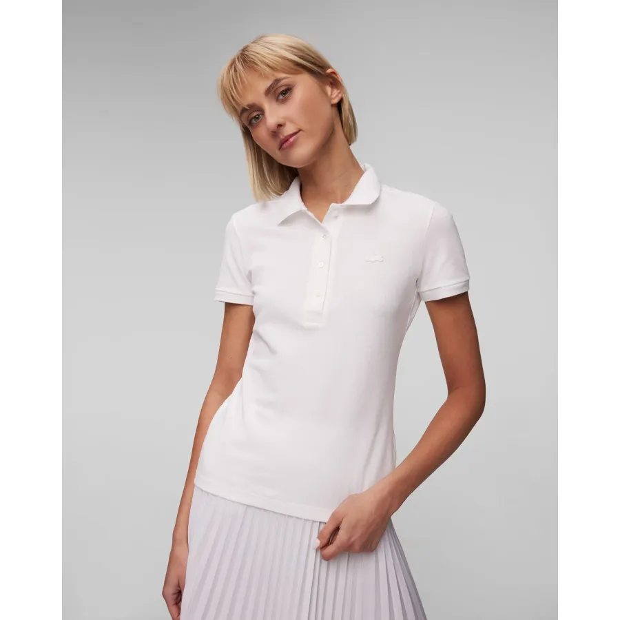 obrazek 1 Białe Polo Damskie Lacoste Pf5462