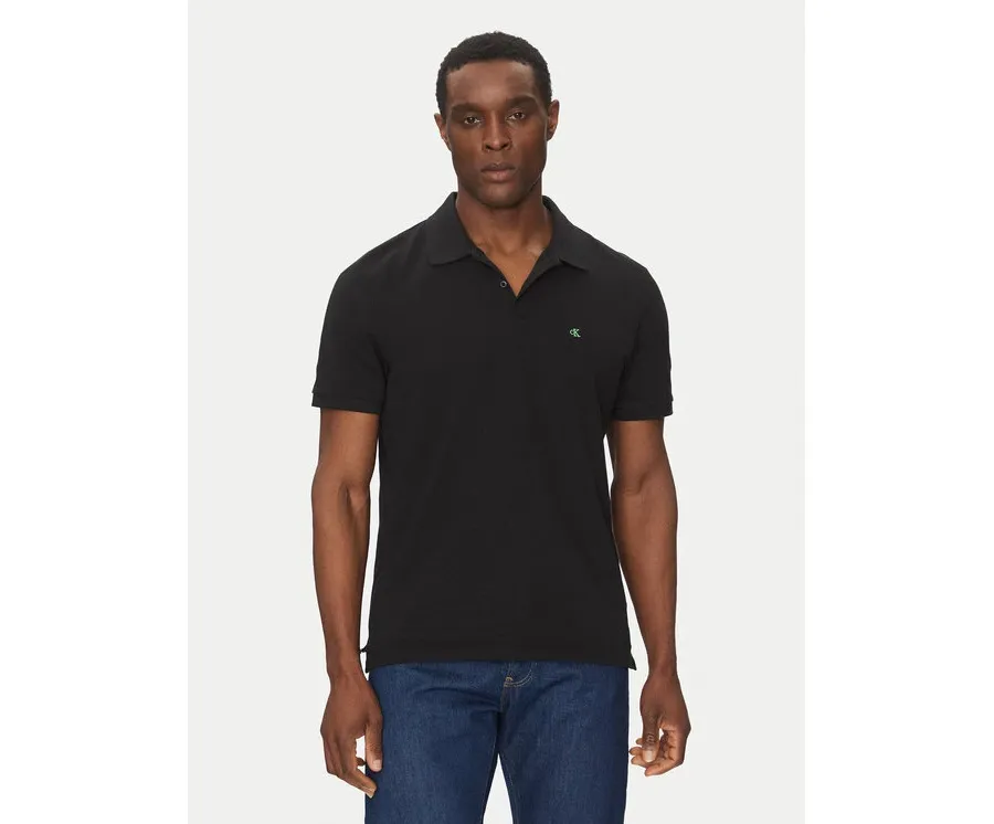 obrazek 1 Calvin Klein Jeans Polo LV040EM269 Czarny Regular Fit