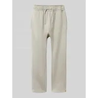 Zdjęcie Spodnie dresowe z prostą nogawką i wpuszczanymi kieszeniami